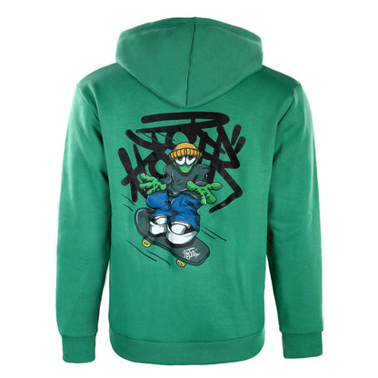 AIRLIFE GRAPHIC HOODIE SWEATSHIRT - GREEN