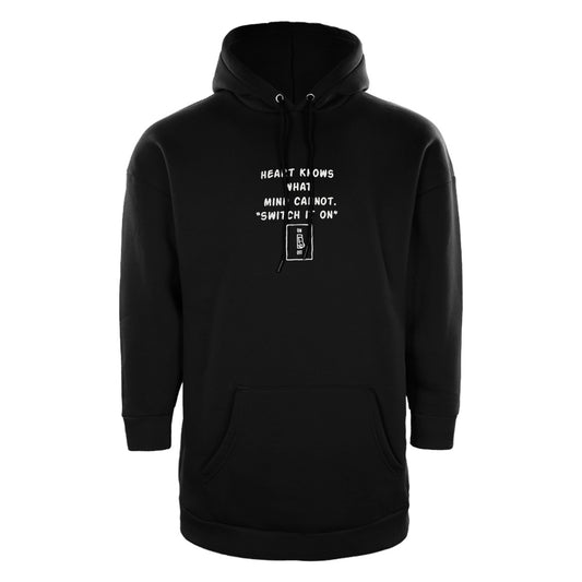 ACTIV GRAPHIC HOODIE SWEATSHIRT - BLACK