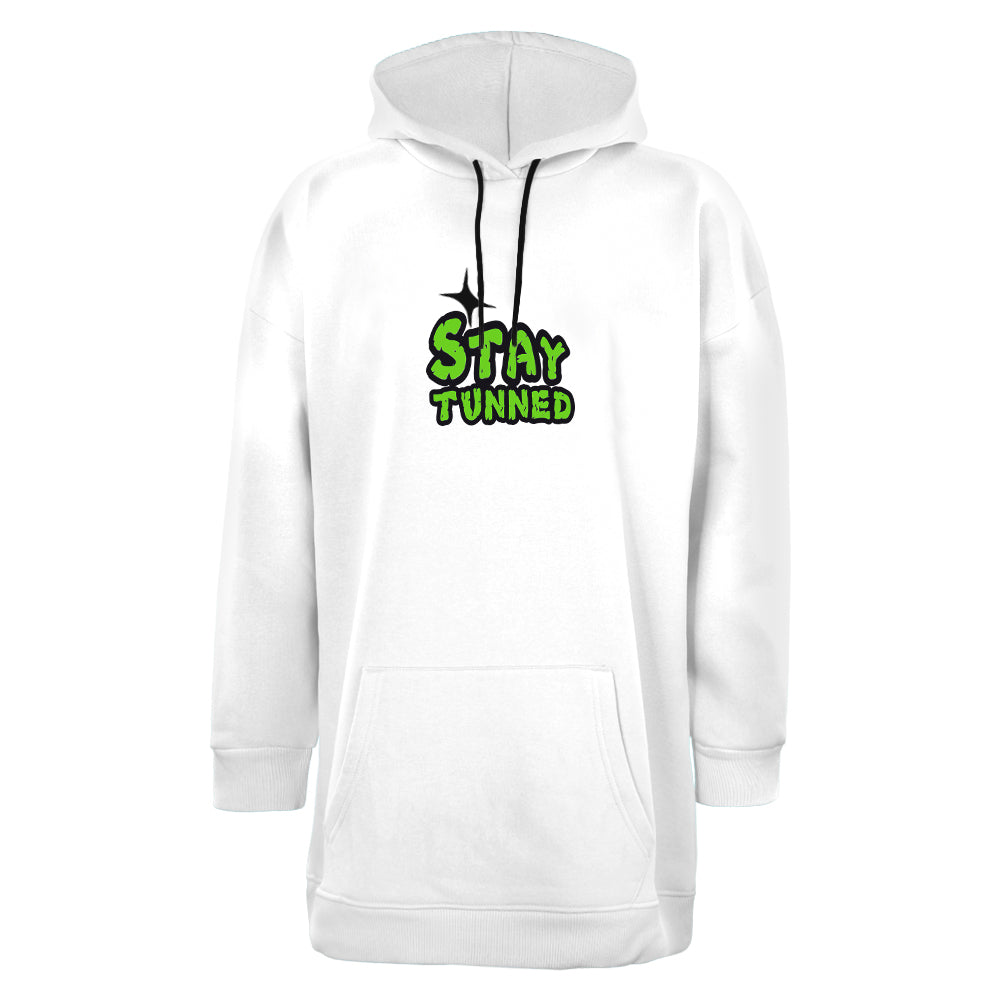 ACTIV GRAPHIC HOODIE SWEATSHIRT - WHITE