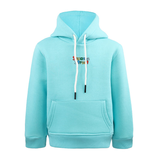 ACTIV GRAPHIC HOODIE SWEATSHIRT - BABYBLUE