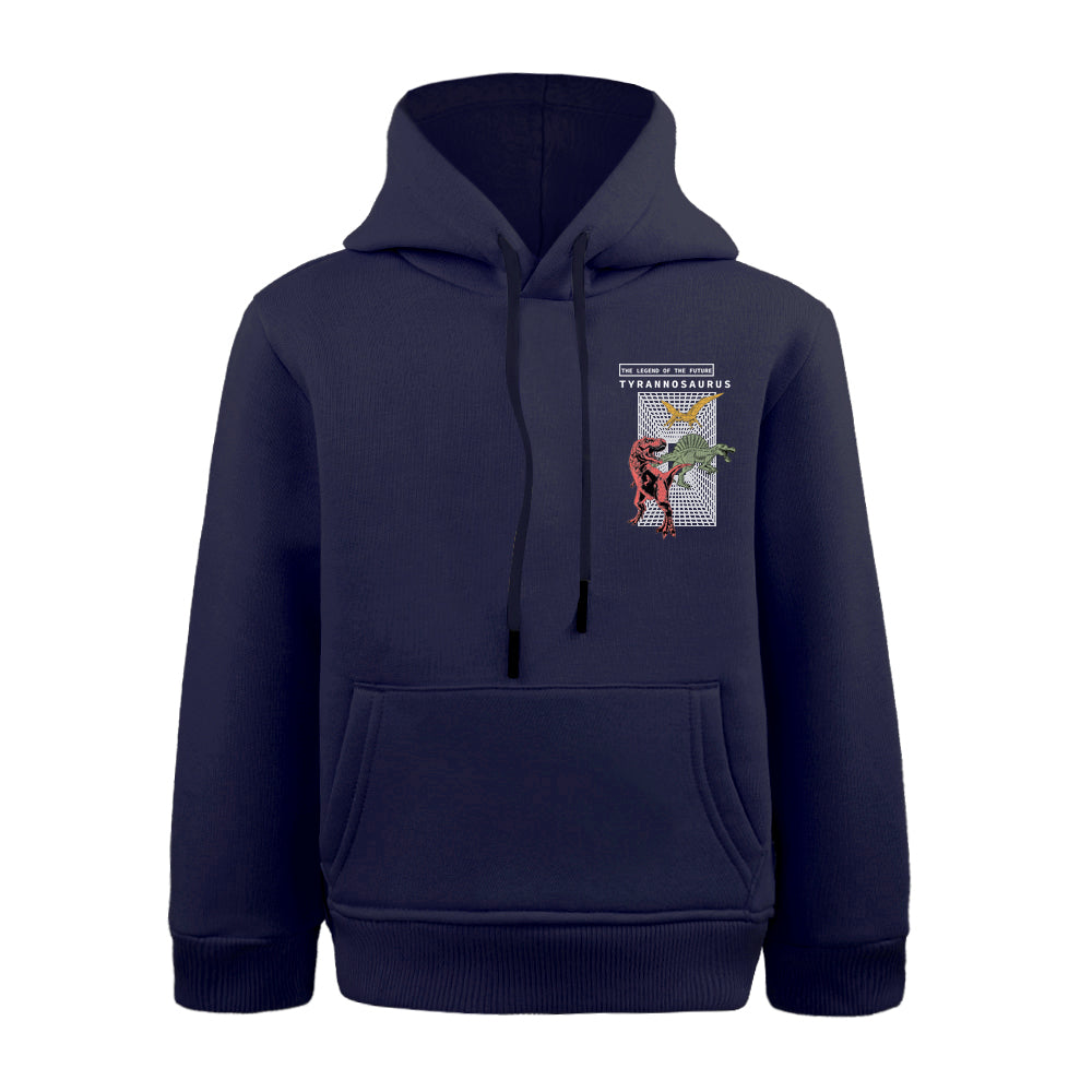 ACTIV GRAPHIC HOODIE SWEATSHIR - NAVY