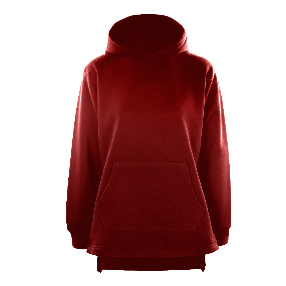 ACTIV BASIC HOODIE SWEATSHIRT - BURGUNDY