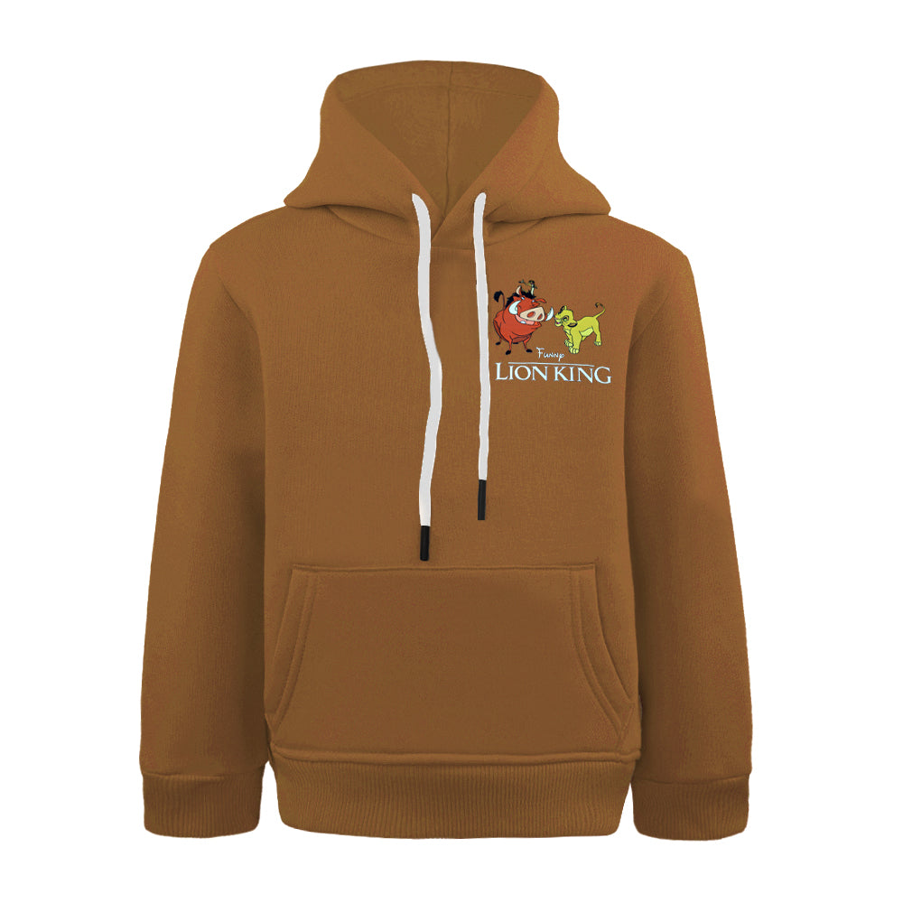 AIRLIFE GRAPHIC HOODIE SWEATSHIRT - BROWN