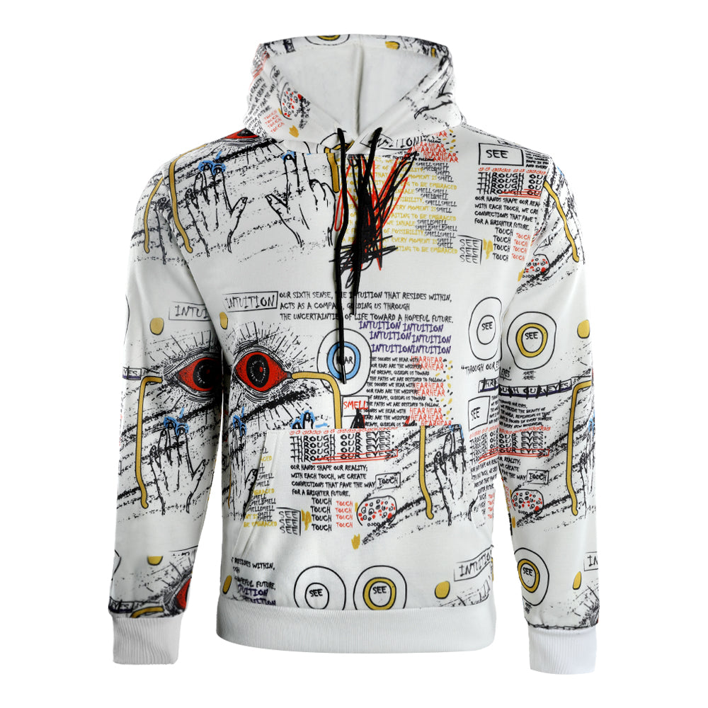 AIRLIFE F.COVER HOODIE SWEATSH - WHITE