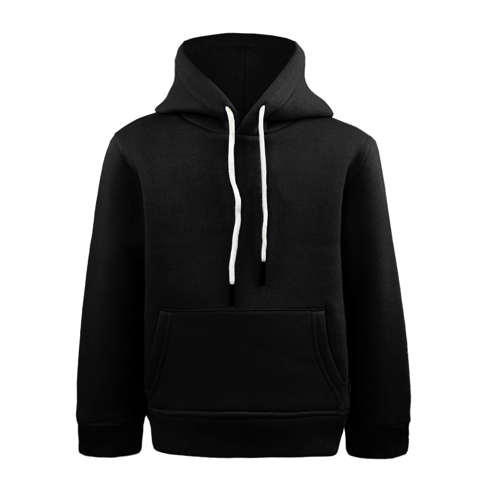 ACTIV BASIC HOODIE OVERSHIRT - BLACK - Activ Abou Alaa