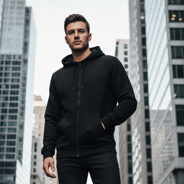 ACTIV EMP HOODIE SWEATSHIRT - BLACK