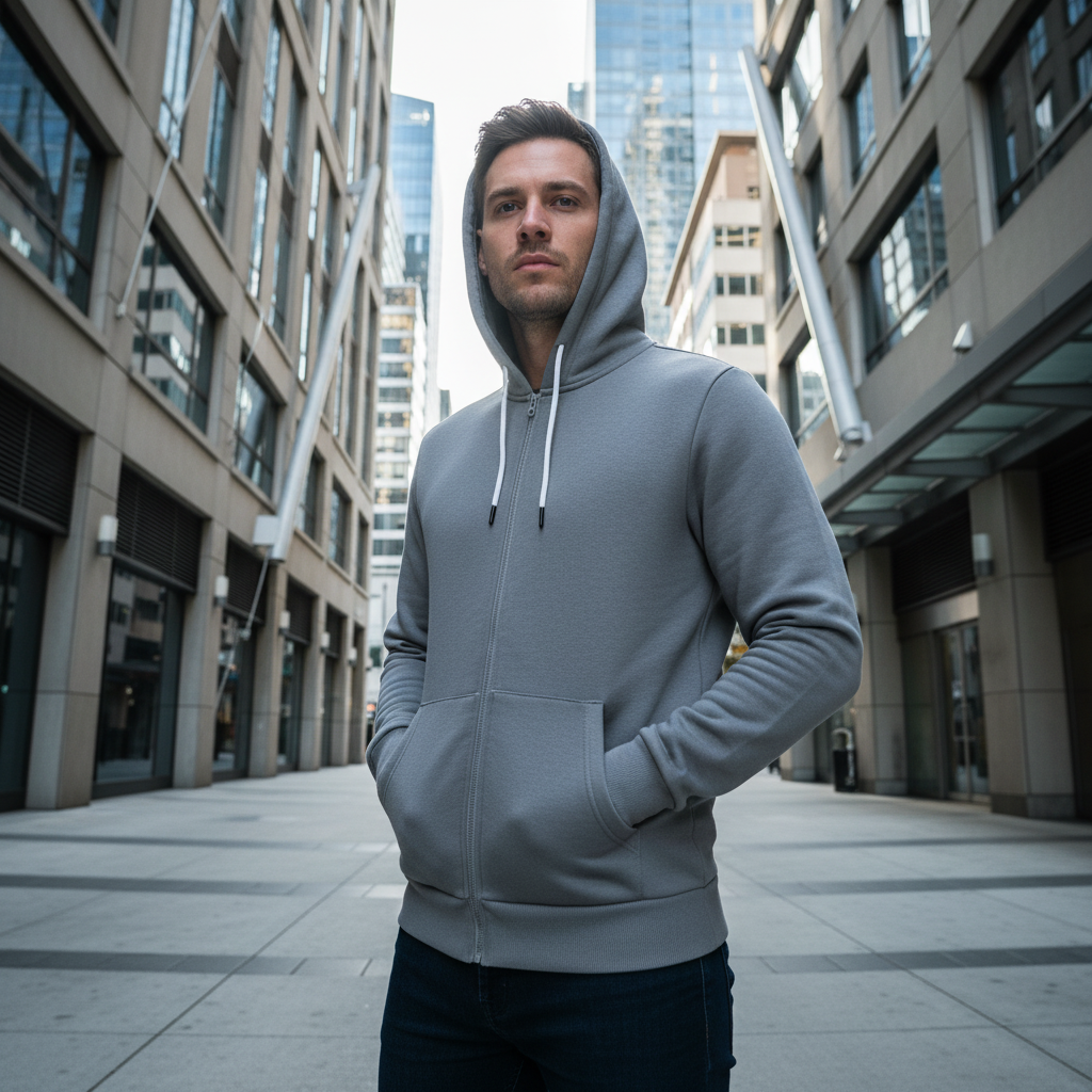 ACTIV EMP HOODIE SWEATSHIRT - GREY