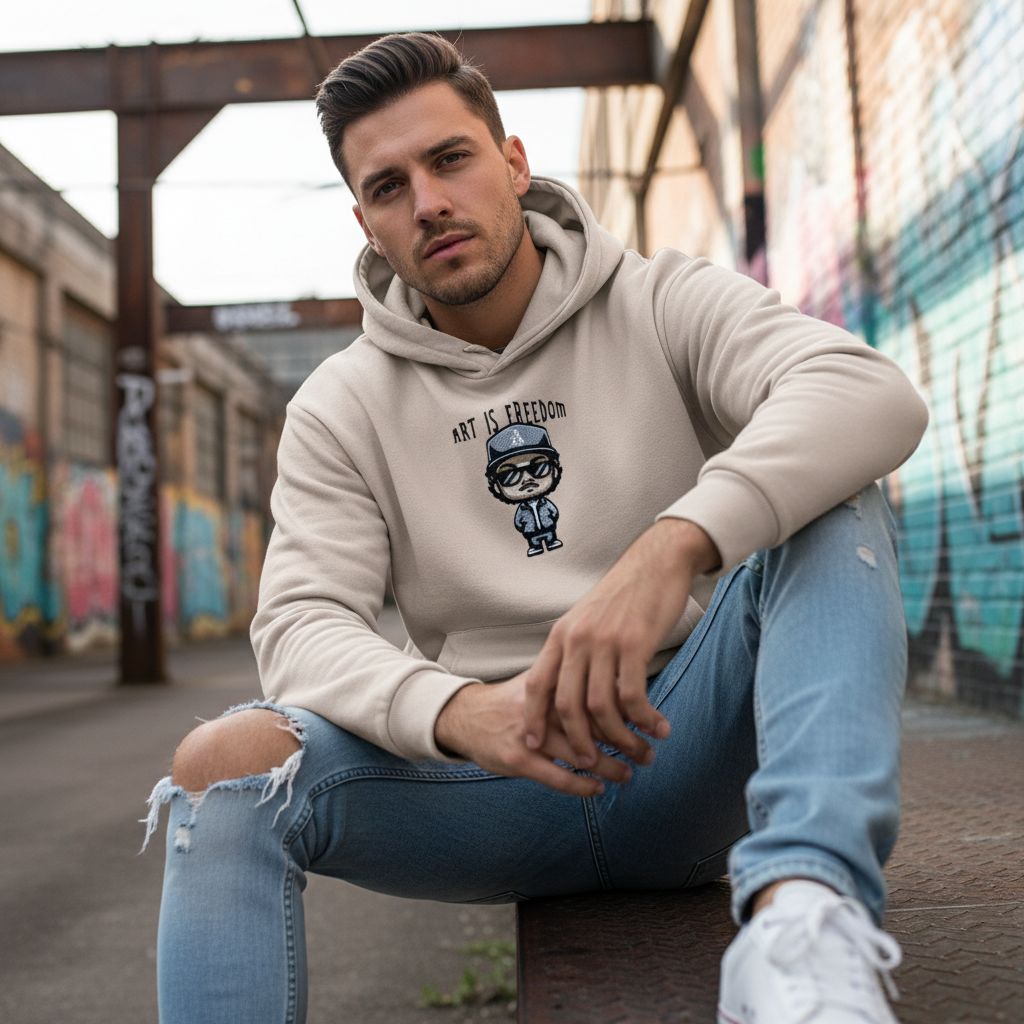 ACTIV EMP HOODIE SWEATSHIRT - BEIGE