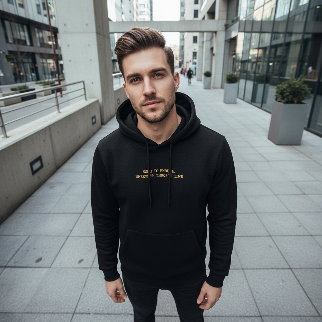ACTIV EMP HOODIE SWEATSHIRT - BLACK