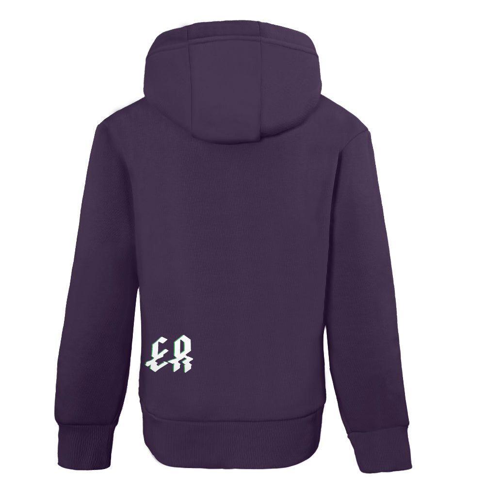 ACTIV GRAPHIC HOODIE SWEATSHIRT - PURPLE