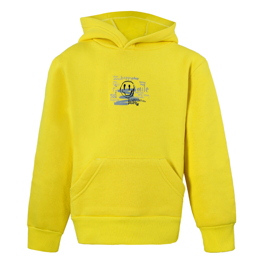 ACTIV GRAPHIC HOODIE SWEATSHIRT - YELLOW