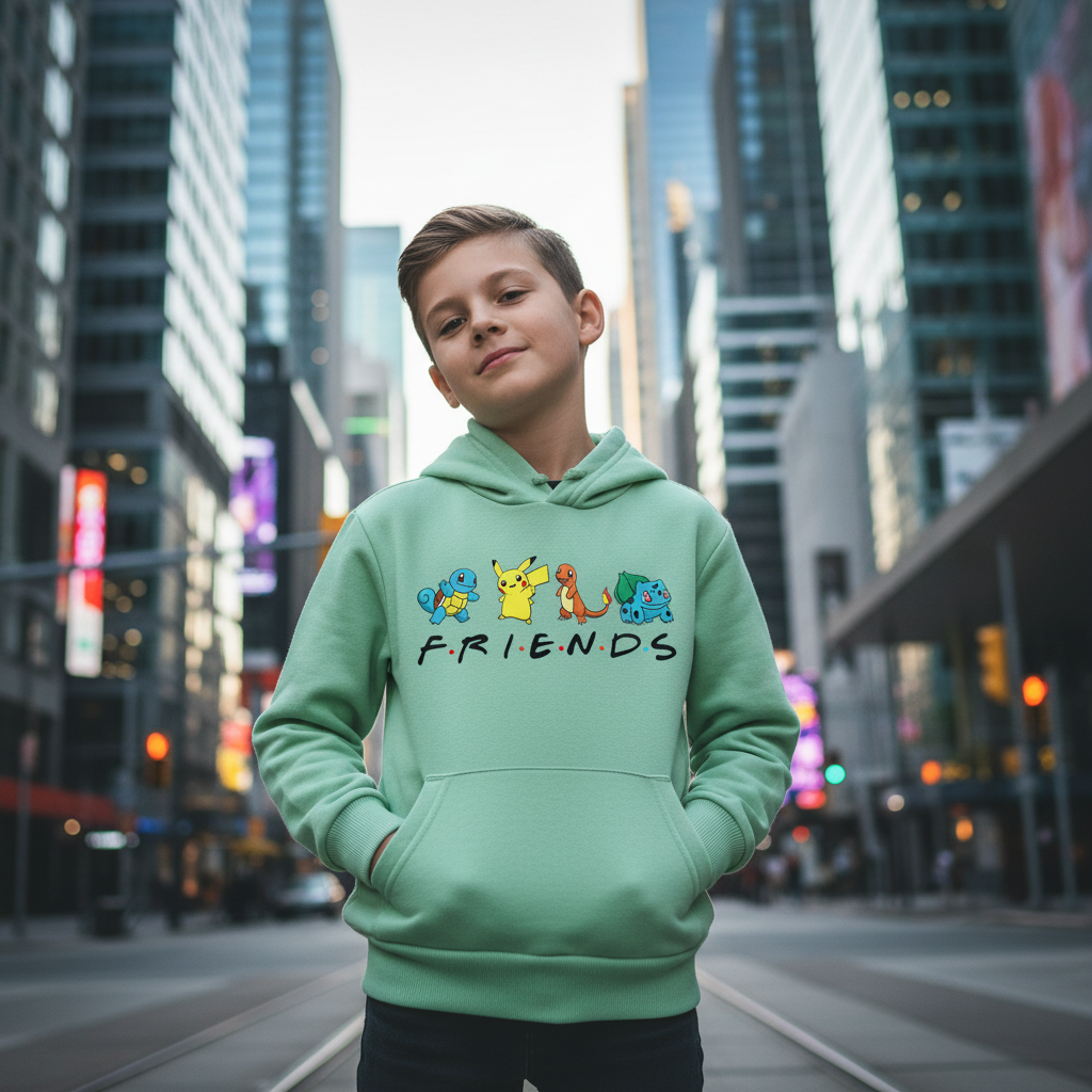 ACTIV GRAPHIC HOODIE SWEATSH - MINT