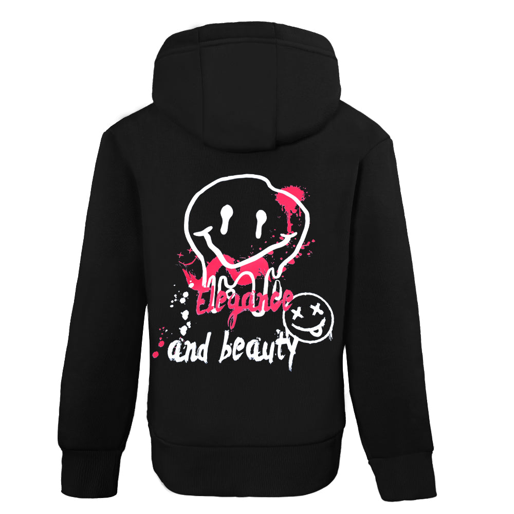 ACTIV GRAPHIC HOODIE SWEATSHIRT - BLACK