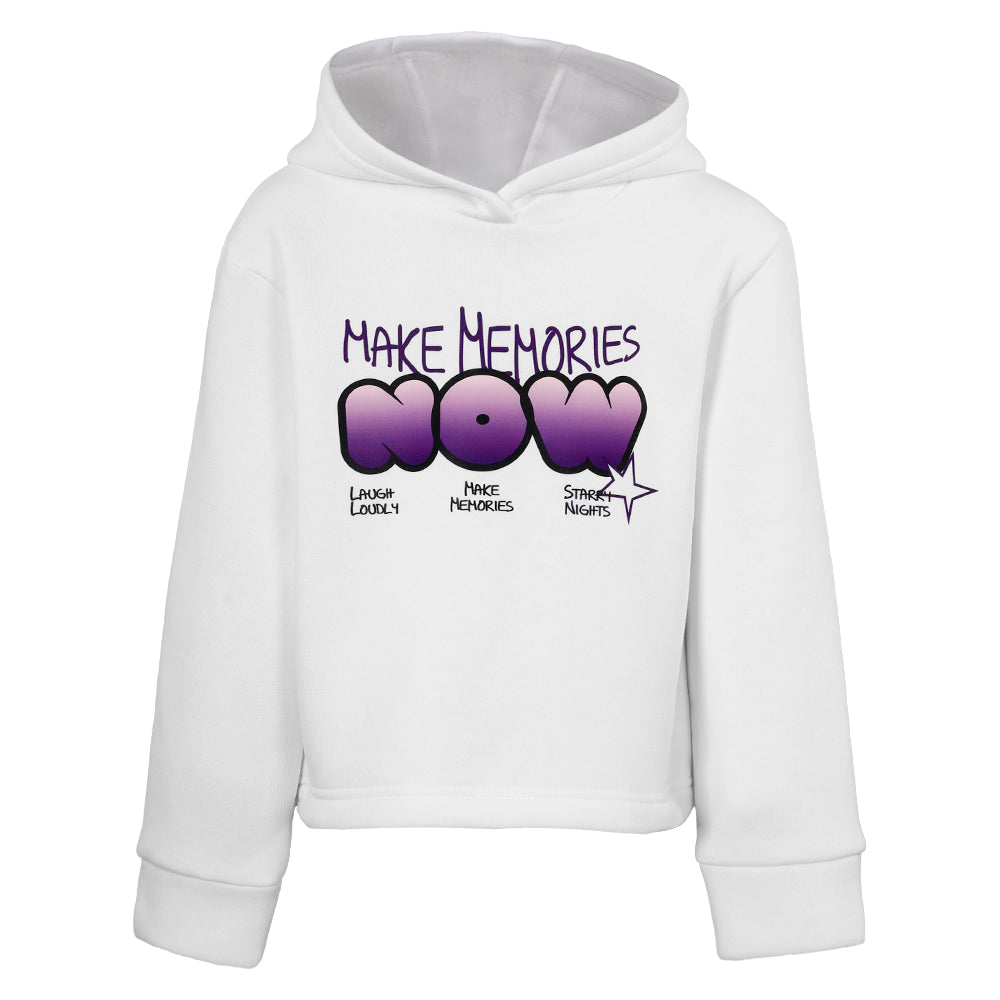 ACTIV GRAPHIC HOODIE SWEATSH - WHITE