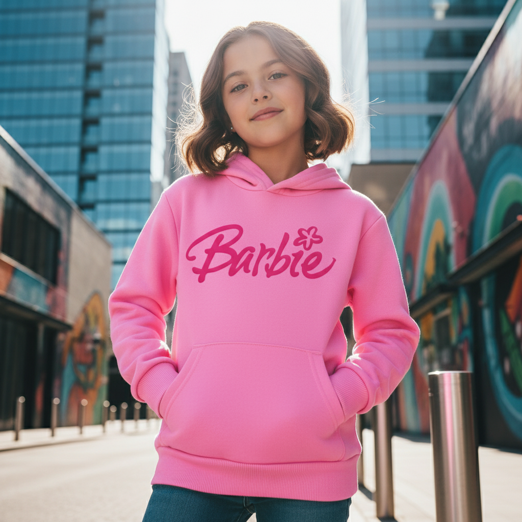 ACTIV GRAPHIC HOODIE SWEATSHIRT - PINK
