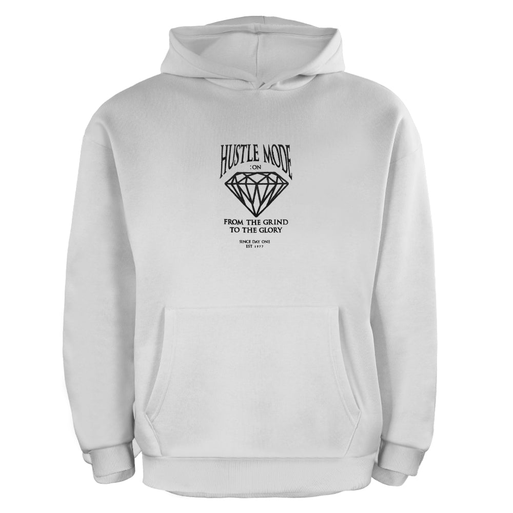 ACTIV GRAPHIC HOODIE SWEATSH - GREY