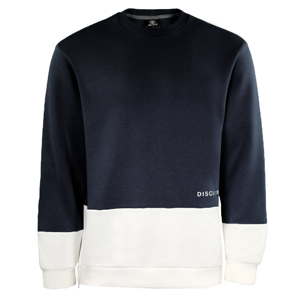 ACTIV CROW R.NECK SWEATSHIRT - OFFWHITE