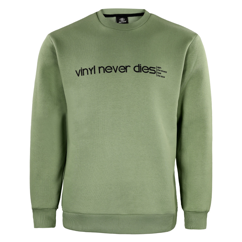 ACTIV GRAPHIC R.NECK SWEATSH - MINTG