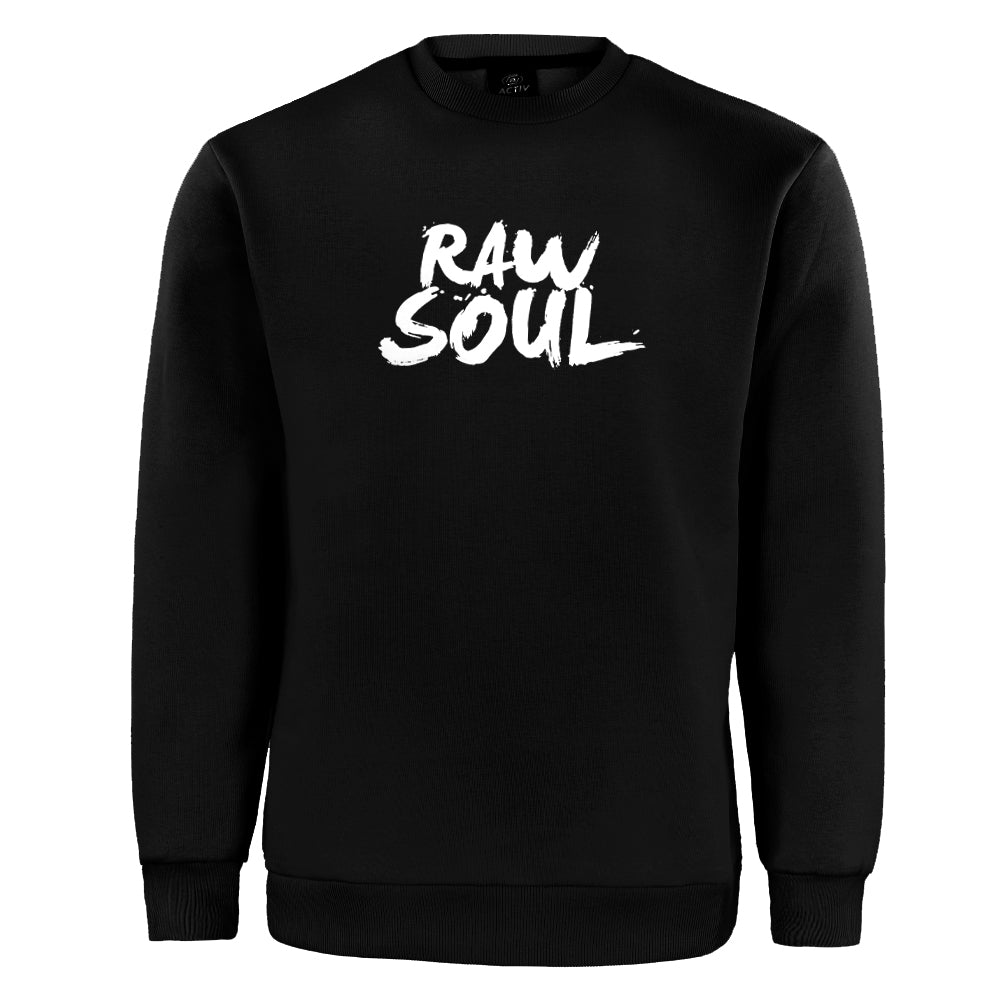 ACTIV GRAPHIC R.NECK SWEATSH - BLACK