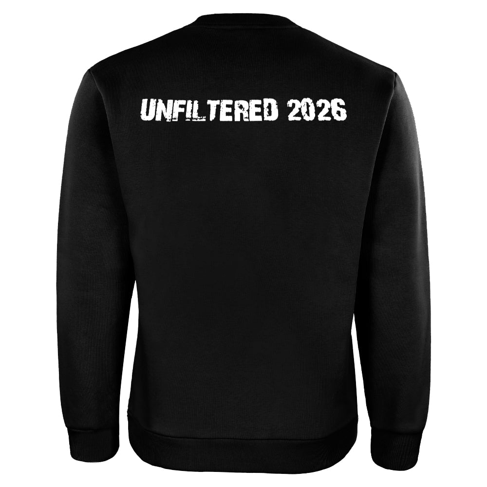 ACTIV GRAPHIC R.NECK SWEATSH - BLACK