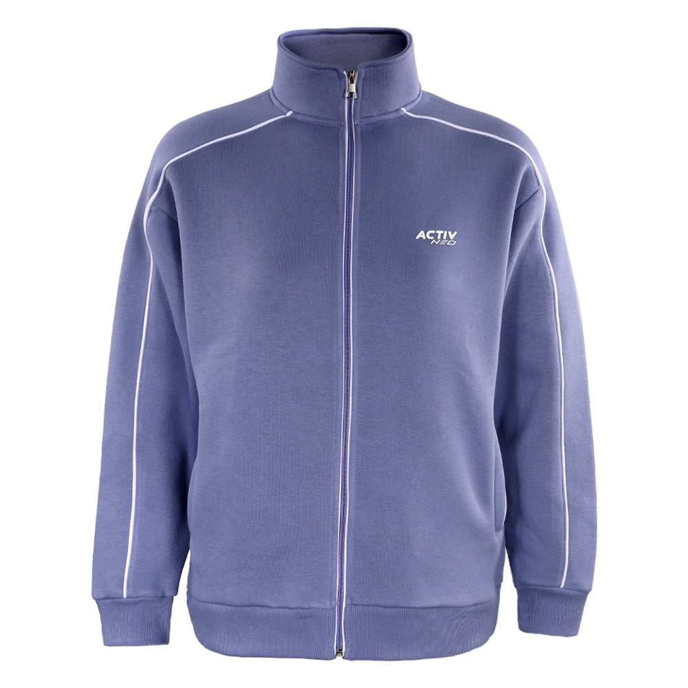 ACTIV BASIC ZIPPER SWEATSHIRT - ICEBLUE