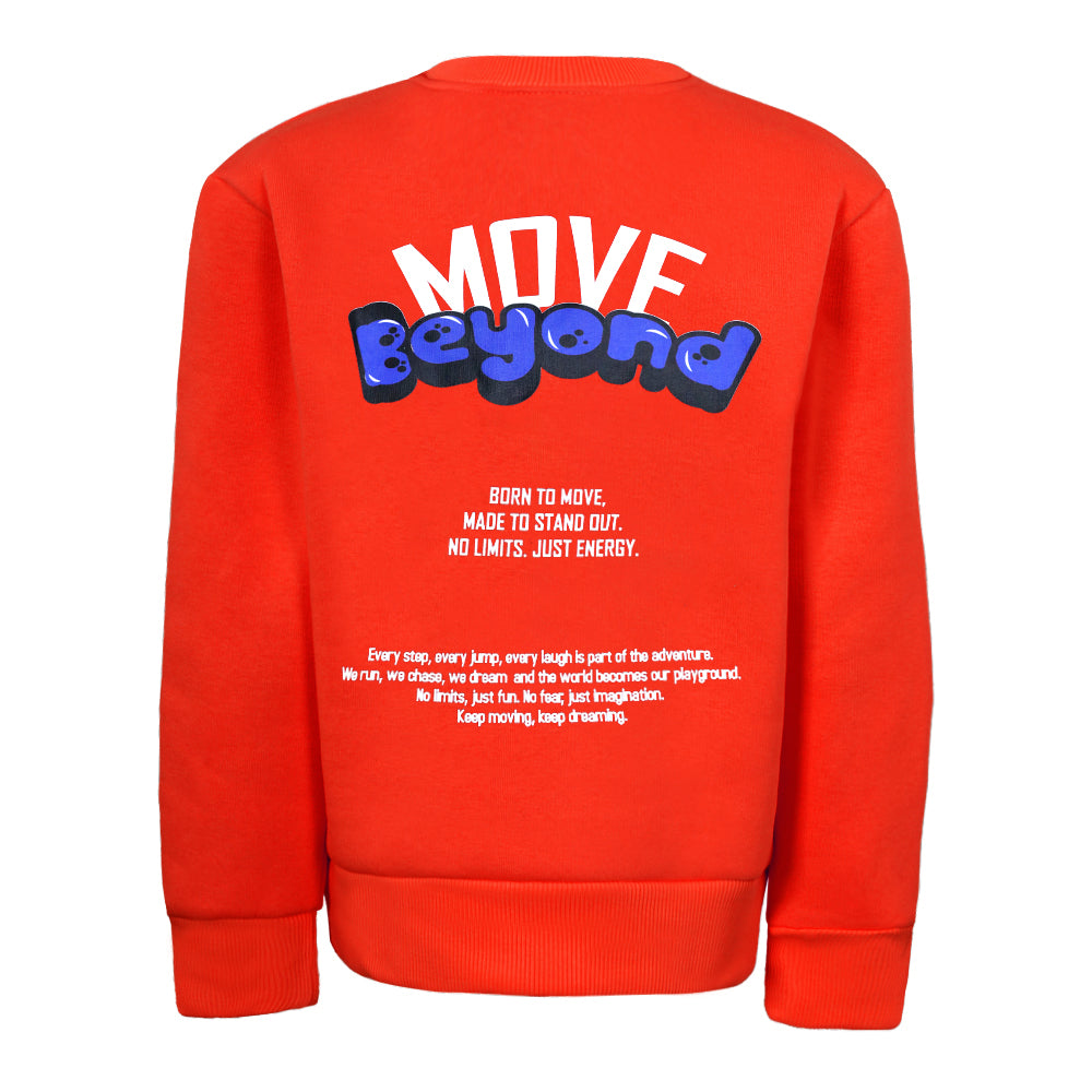 ACTIV GRAPHIC R.NECK SWEATSH - RED