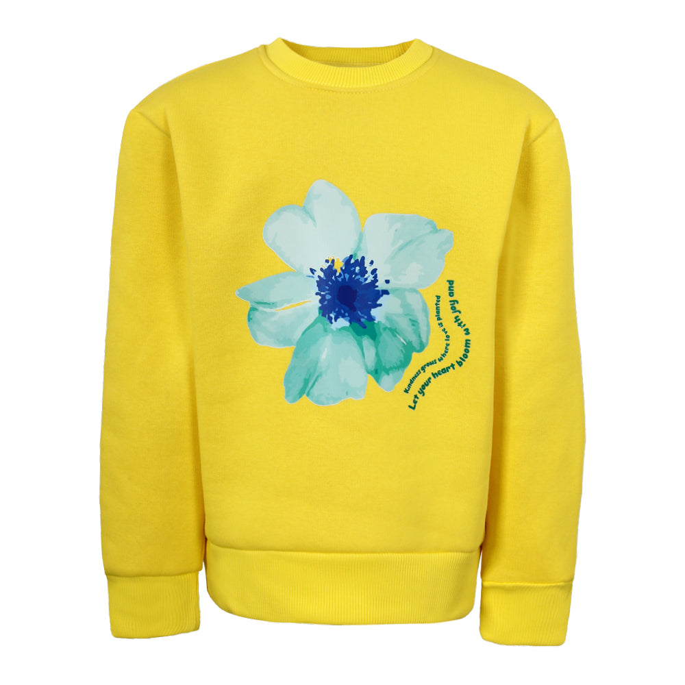 ACTIV GRAPHIC R.NECK SWEATSH - YELLOW