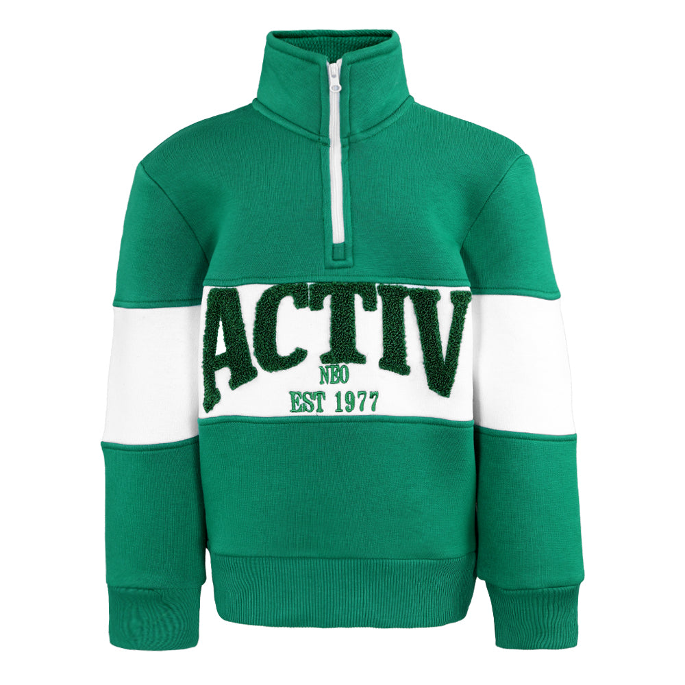 ACTIV CROW H.ZIPPER SWEATSHIRT - BENTON