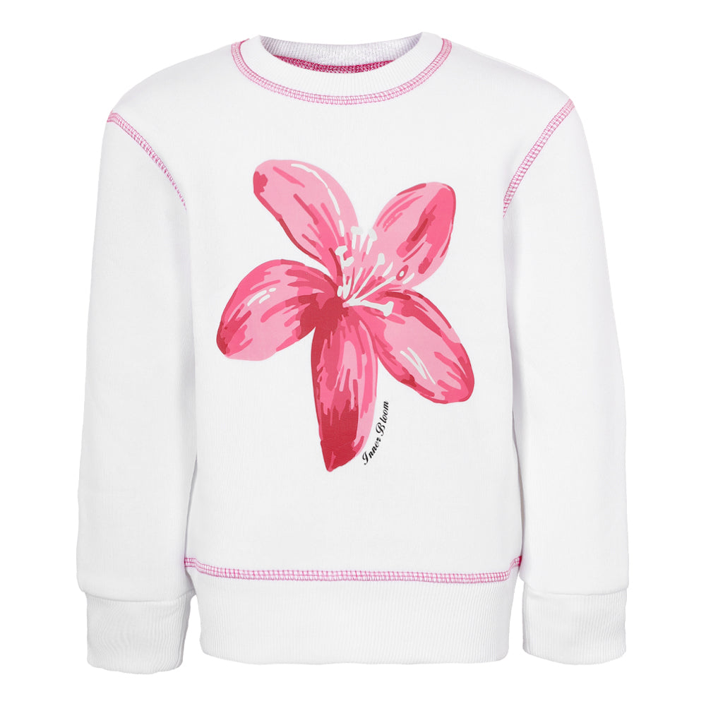 ACTIV GRAPHIC R.NECK SWEATSH - WHITE