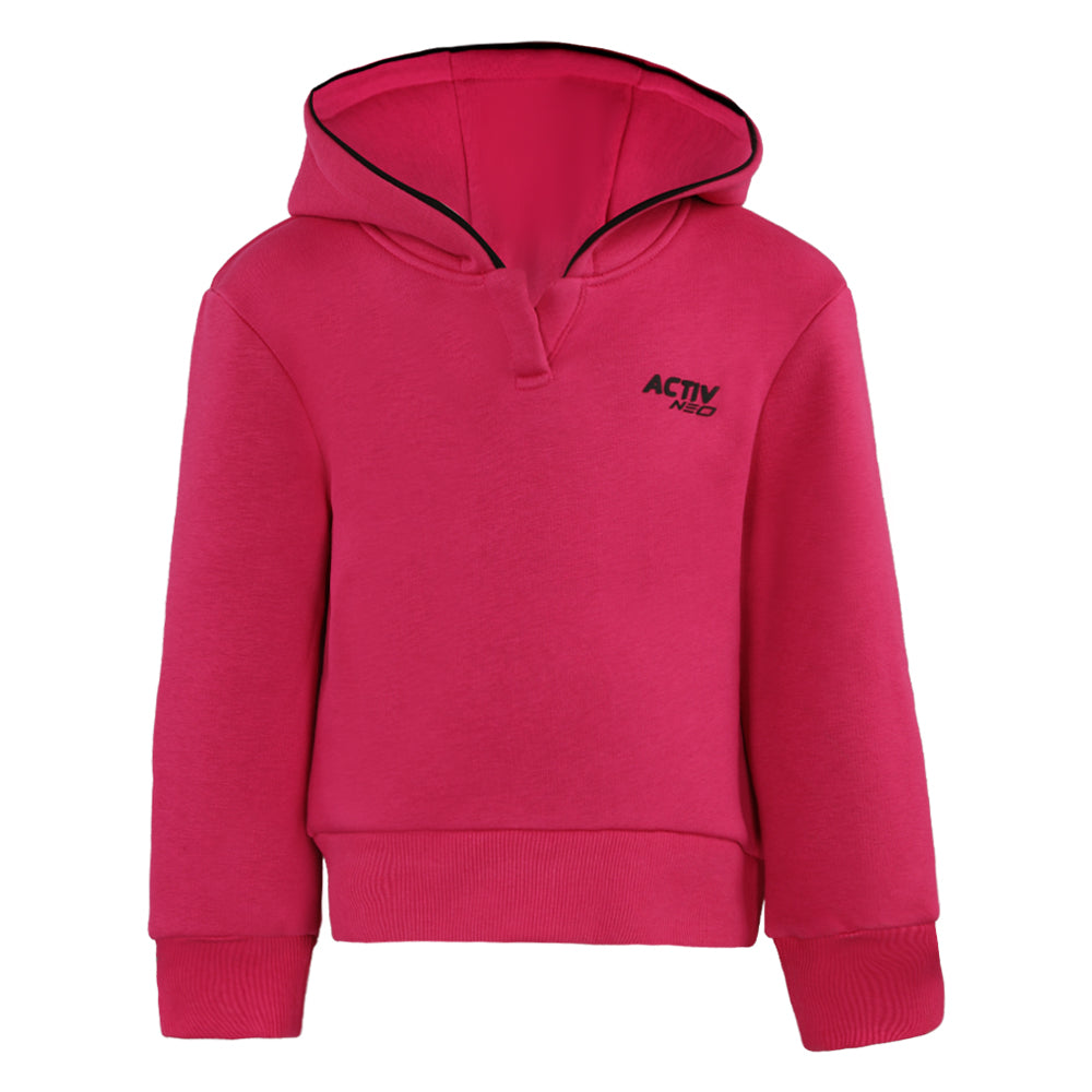 ACTIV BASIC HOODIE SWEATSHIRT - FUCHSIA