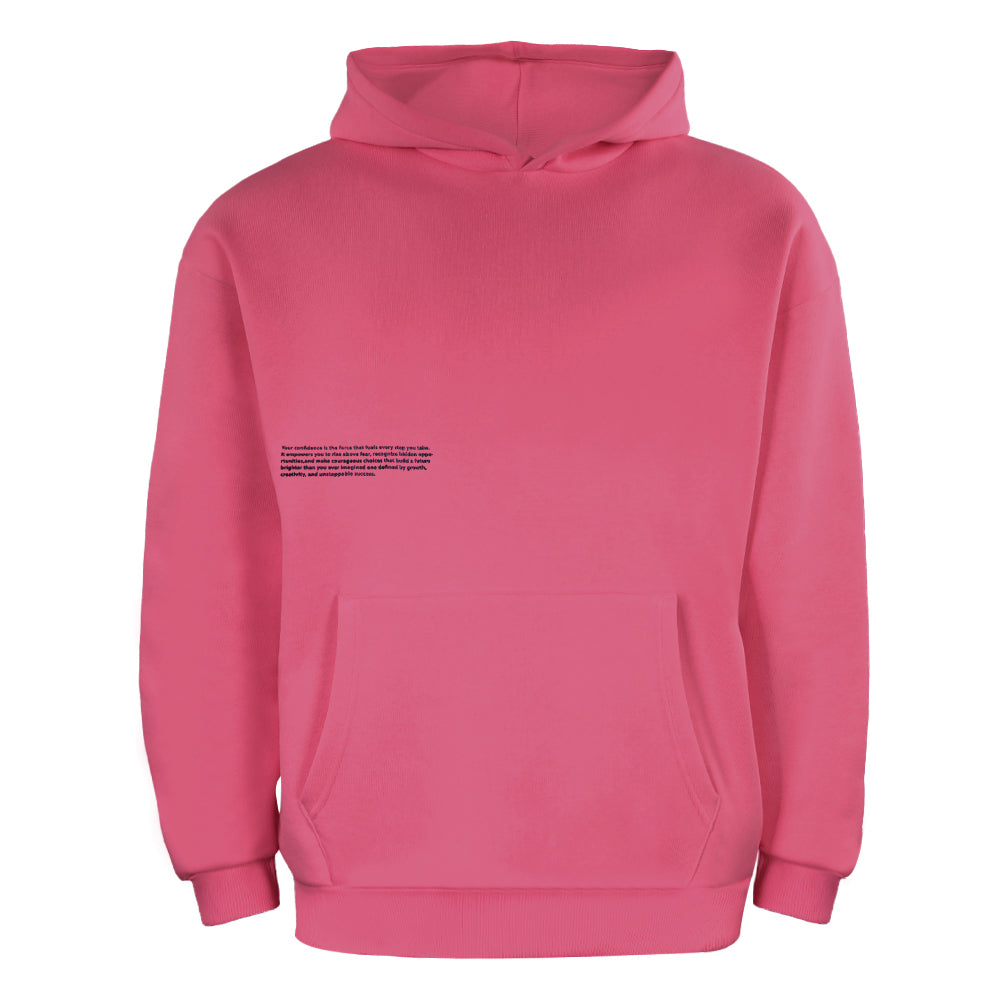 ACTIV PRINT HOODIE SWEATSHIRT - FUCHSIA