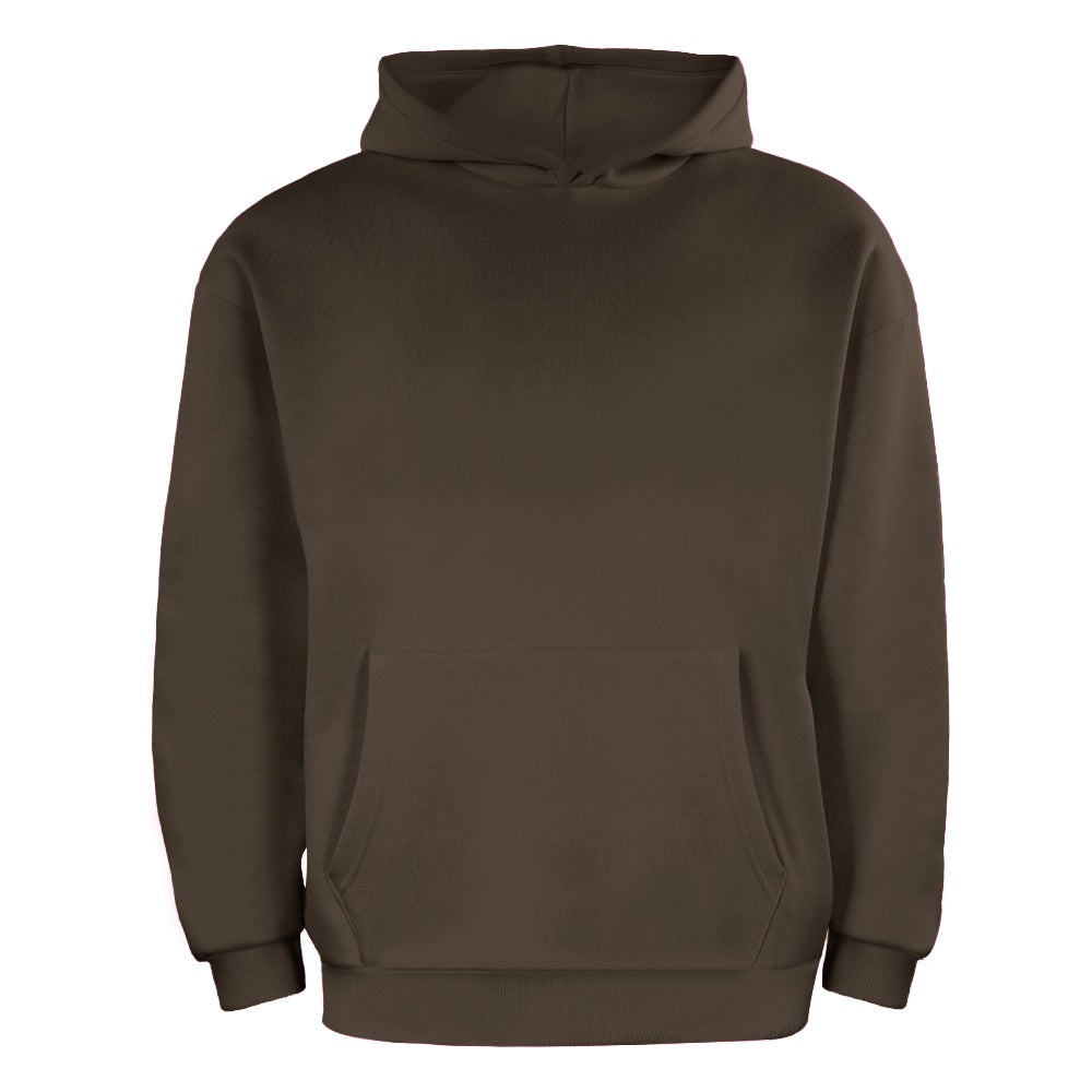 ACTIV BASIC HOODIE SWEATSHIRT - BROWN