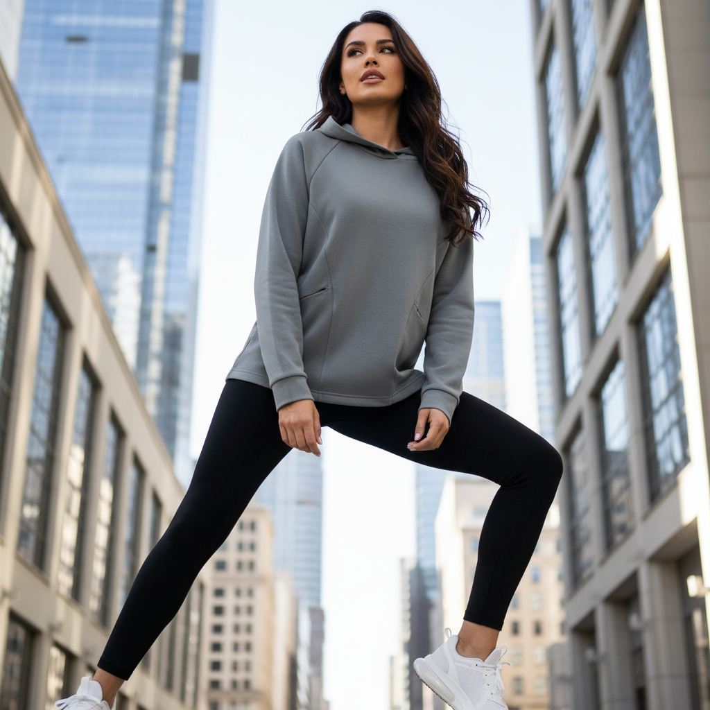 ACTIV BASIC HOODIE SWEATSHIRT - GREY - Activ Abou Alaa