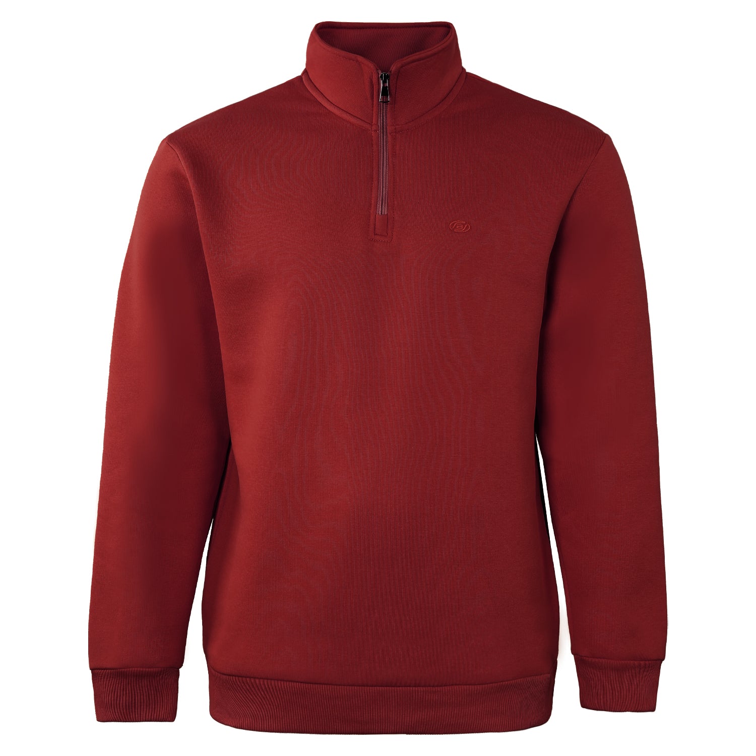 ACTIV EMB H.ZIPPER SWEATSHIRT - BURGUNDY - Activ Abou Alaa