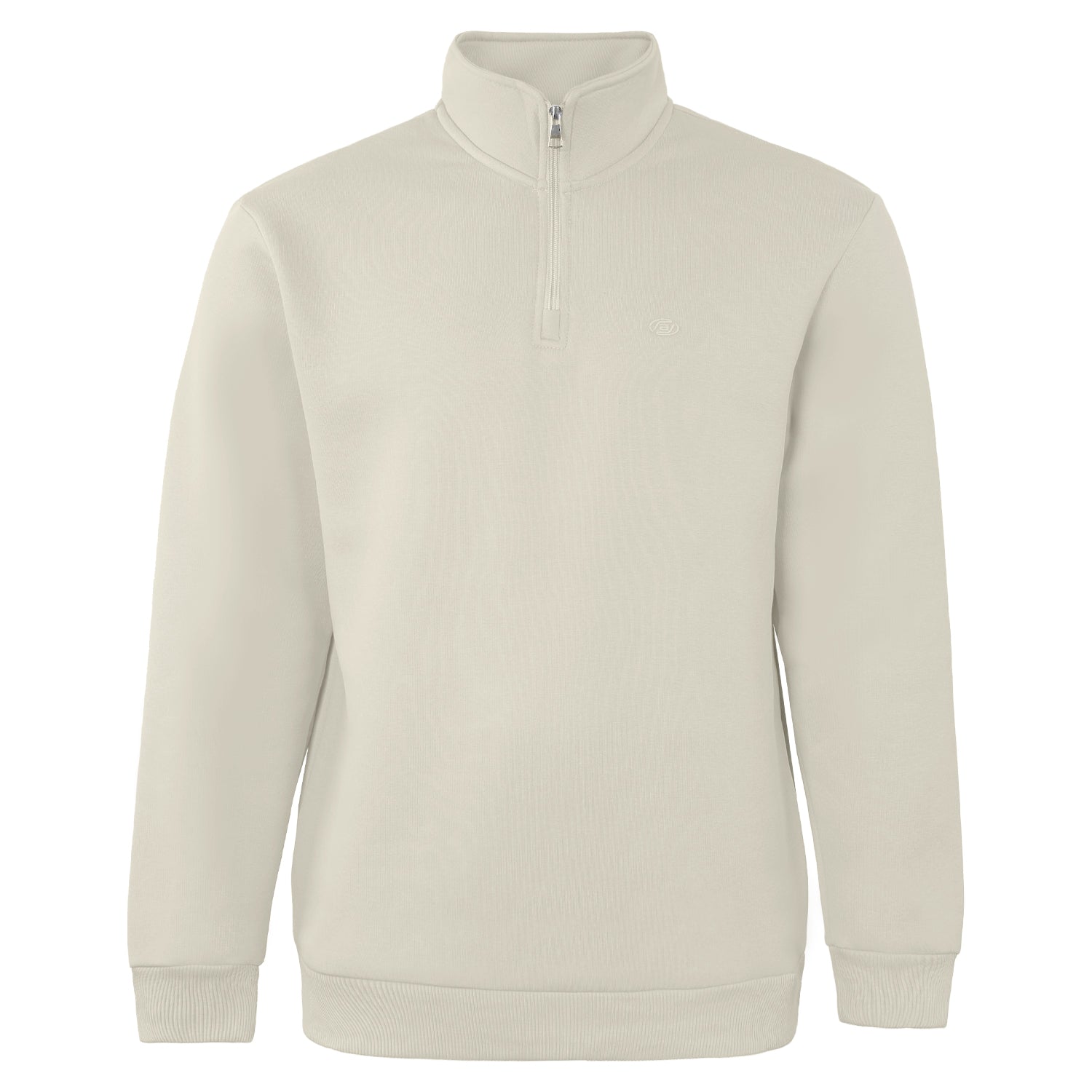 ACTIV EMB H.ZIPPER SWEATSHIRT - OFFWHITE - Activ Abou Alaa