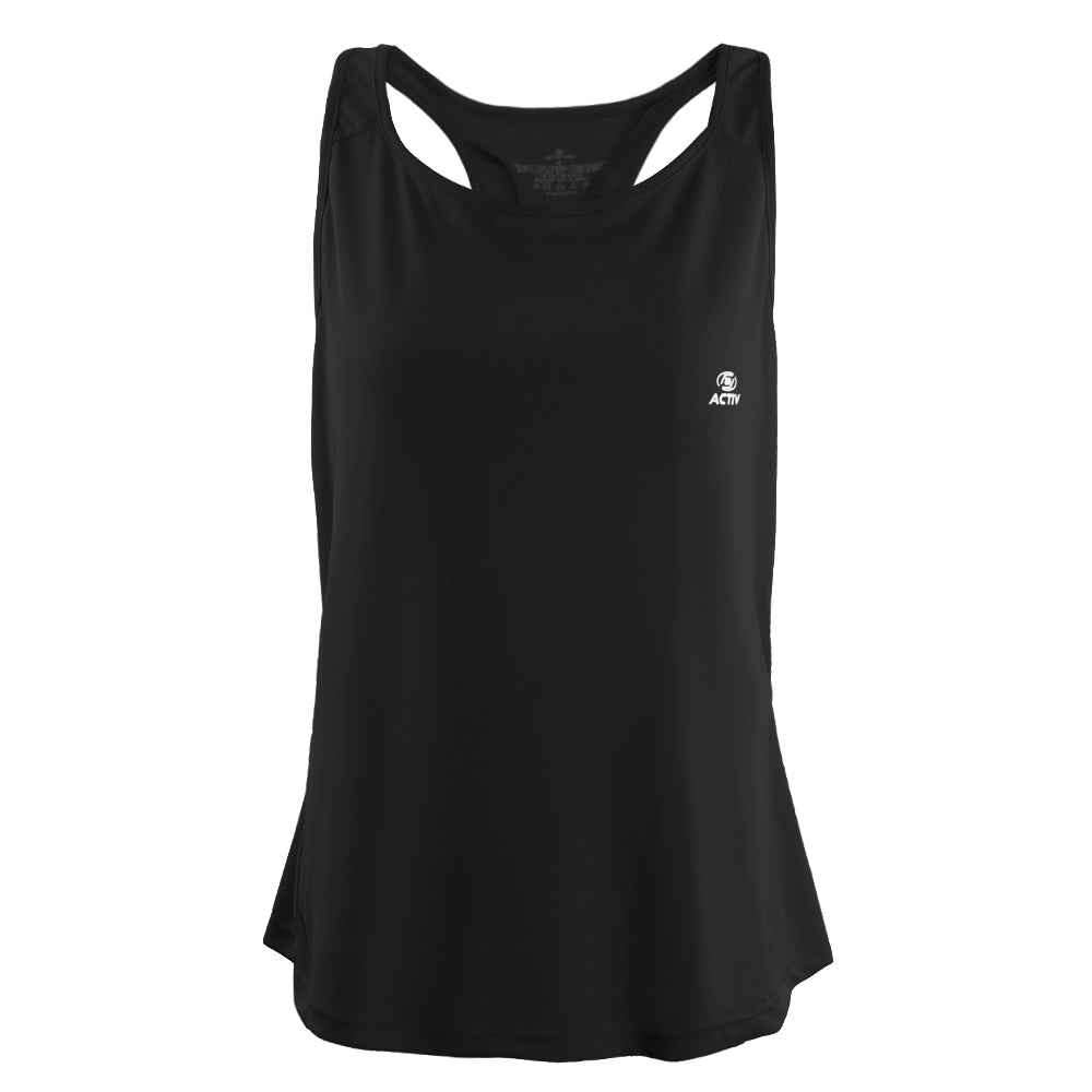 "ACTIV PRINT SPORTS TANKTOP - BLACK