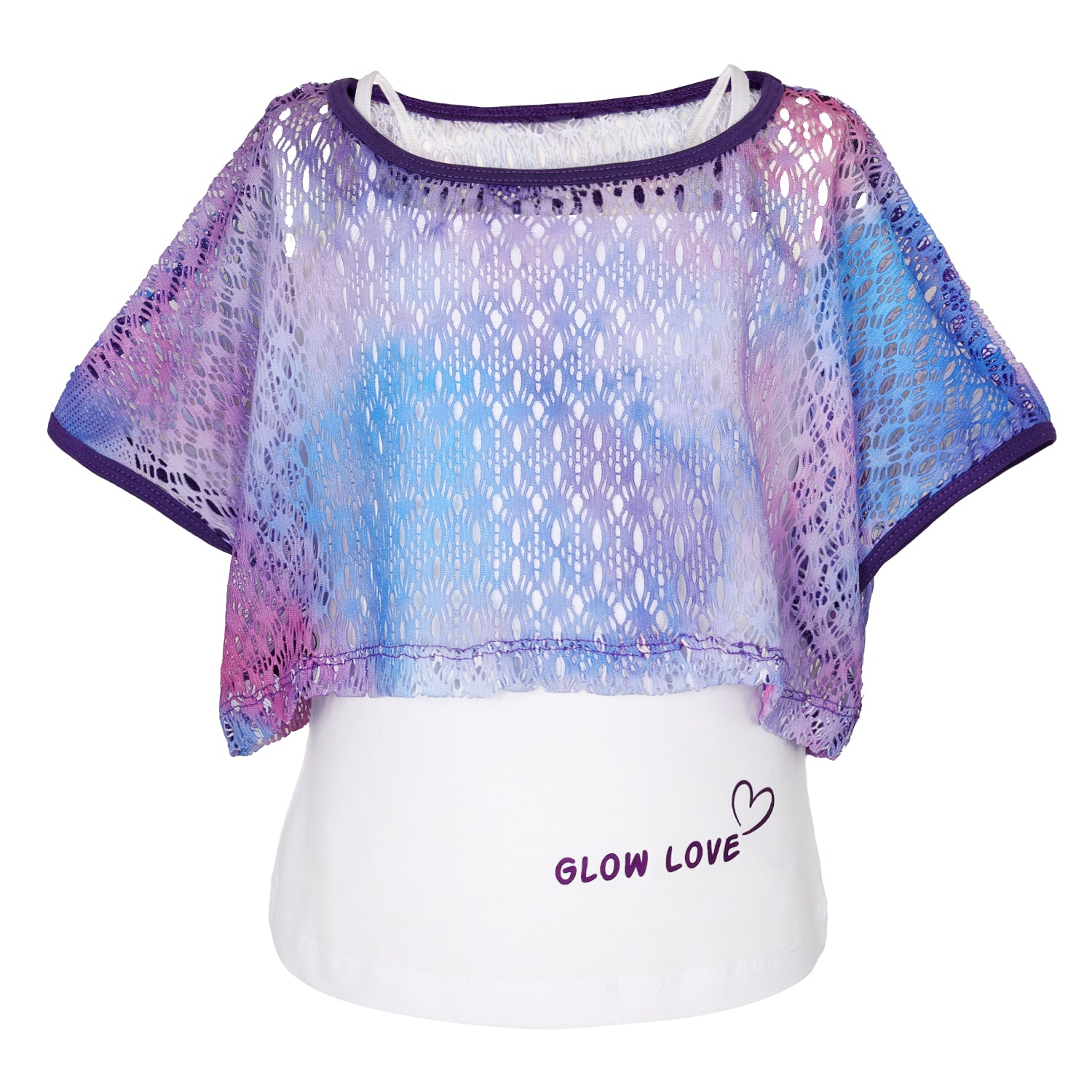 ACTIV CROP-TOP CASUAL TANK TOP - WHITE