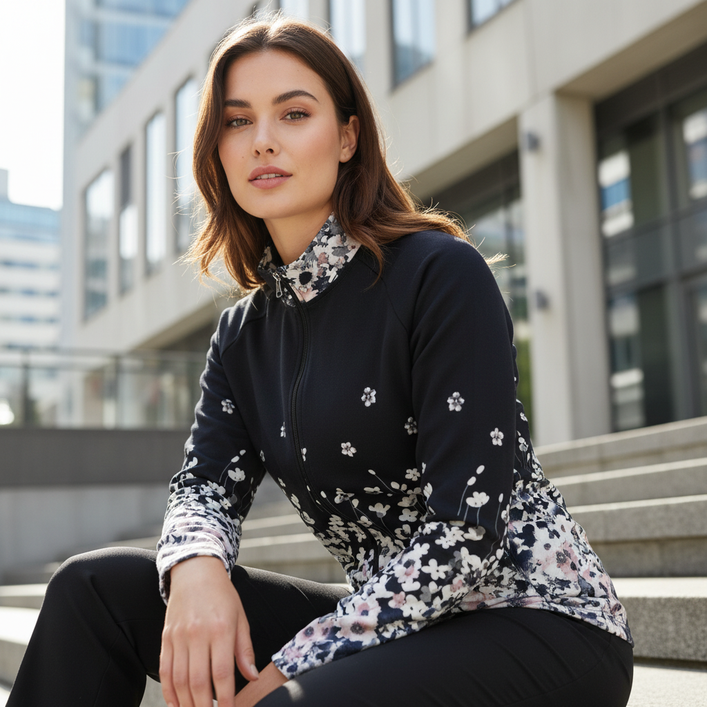 ACTIV F.COVER ZIPPER TRACKTOP - COLORS