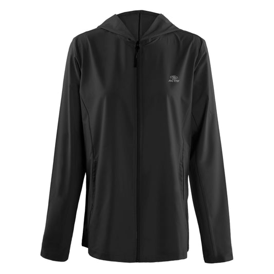 ACTIV BASIC ZIPPER TRACKTOP - BLACK