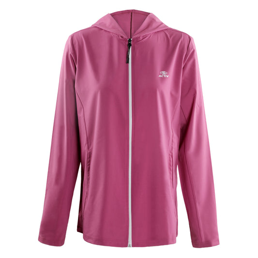 ACTIV BASIC ZIPPER TRACKTOP - FUCHSIA