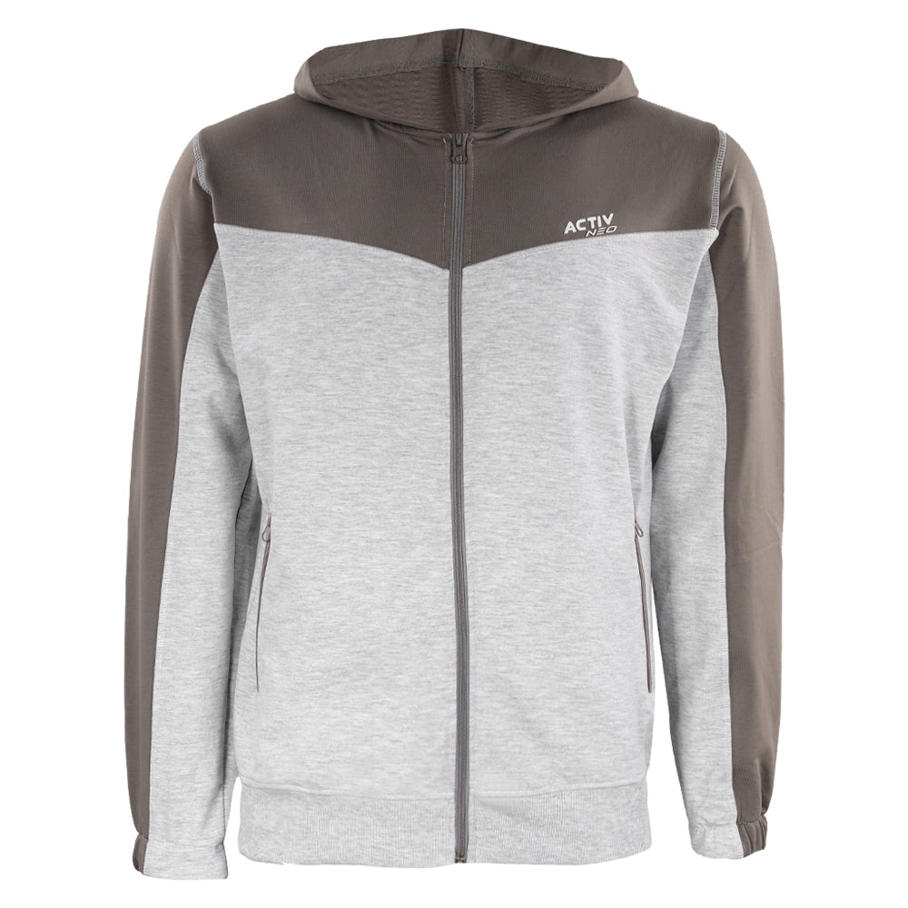 ACTIV CROW ZIPPER TRACKTOP - D.GREY