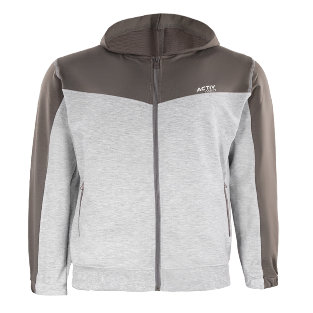 ACTIV CROW ZIPPER TRACKTOP - D.GREY