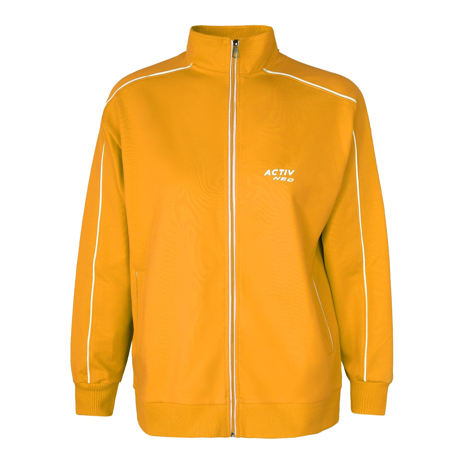 ACTIV BASIC ZIPPER TRACKTOP - CAMEL