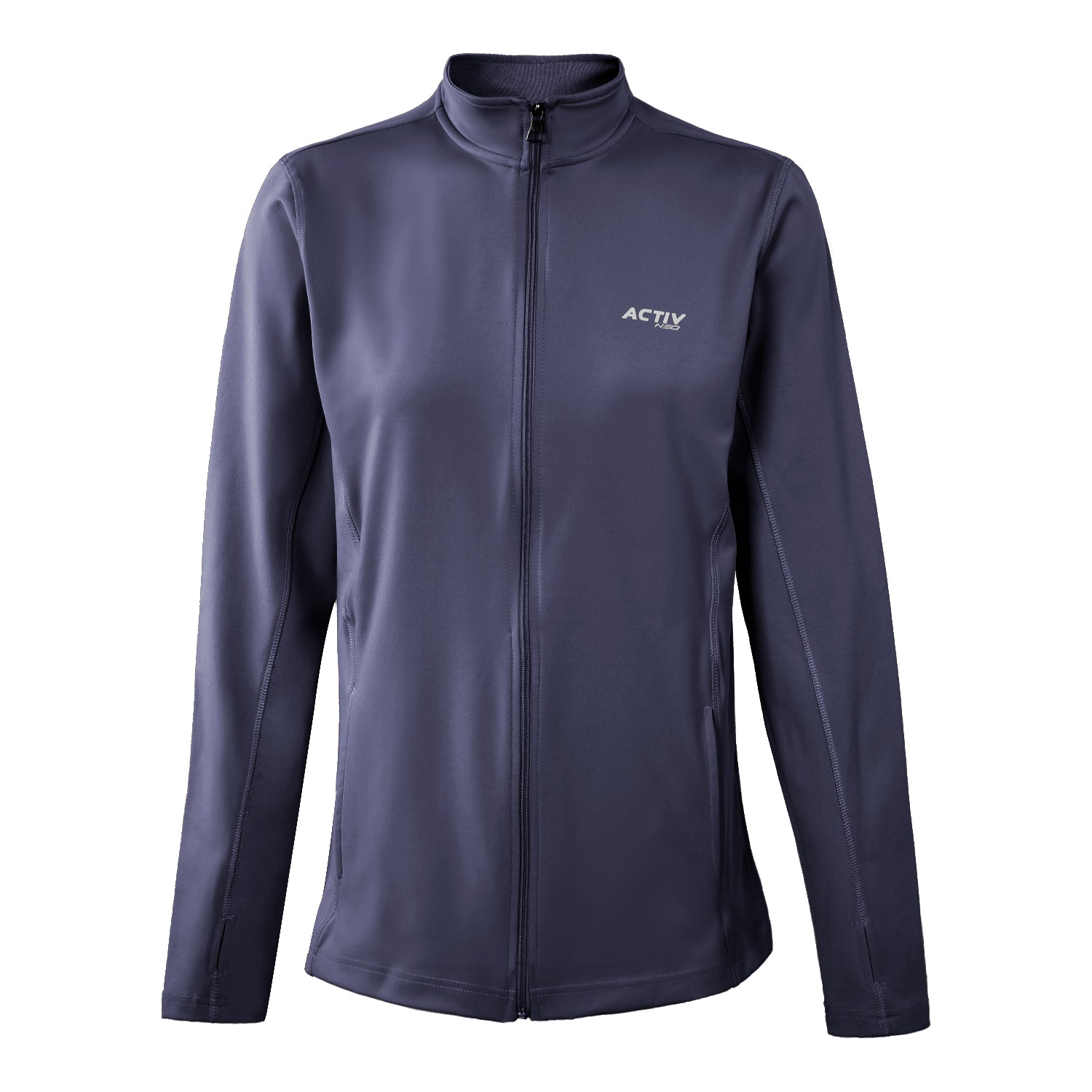 ACTIV BASIC ZIPPER TRACKTOP - NAVY - Activ Abou Alaa