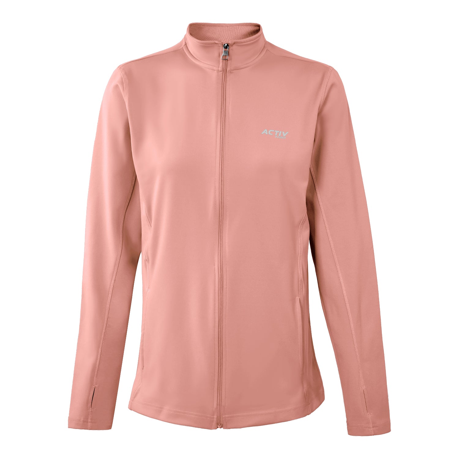 ACTIV BASIC ZIPPER TRACKTOP - PINK - Activ Abou Alaa