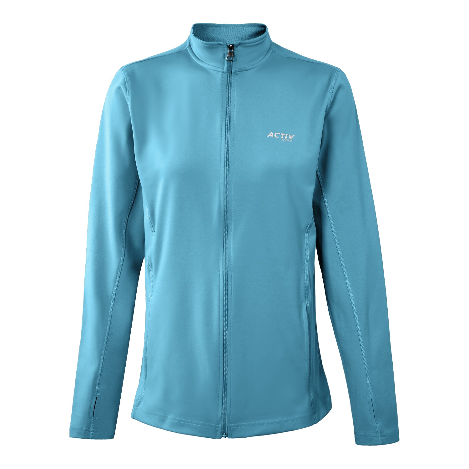 ACTIV BASIC ZIPPER TRACKTOP - BABYBLUE - Activ Abou Alaa
