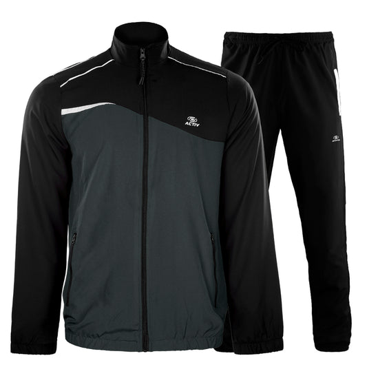 ACTIV CROW ZIPPER TRACKSUIT - D.GREY