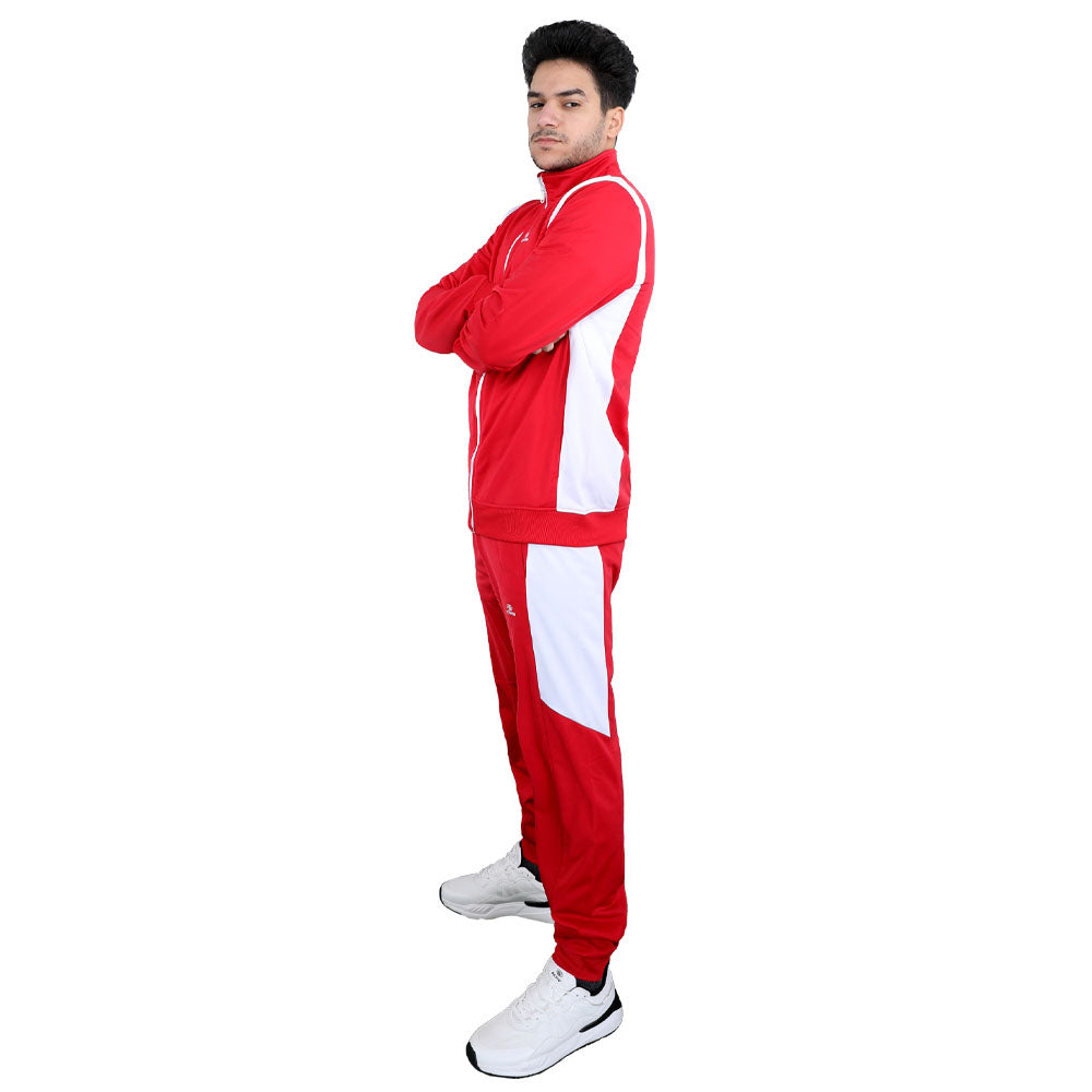 ACTIV CROW ZIPPER TRACKSUIT - Red*White