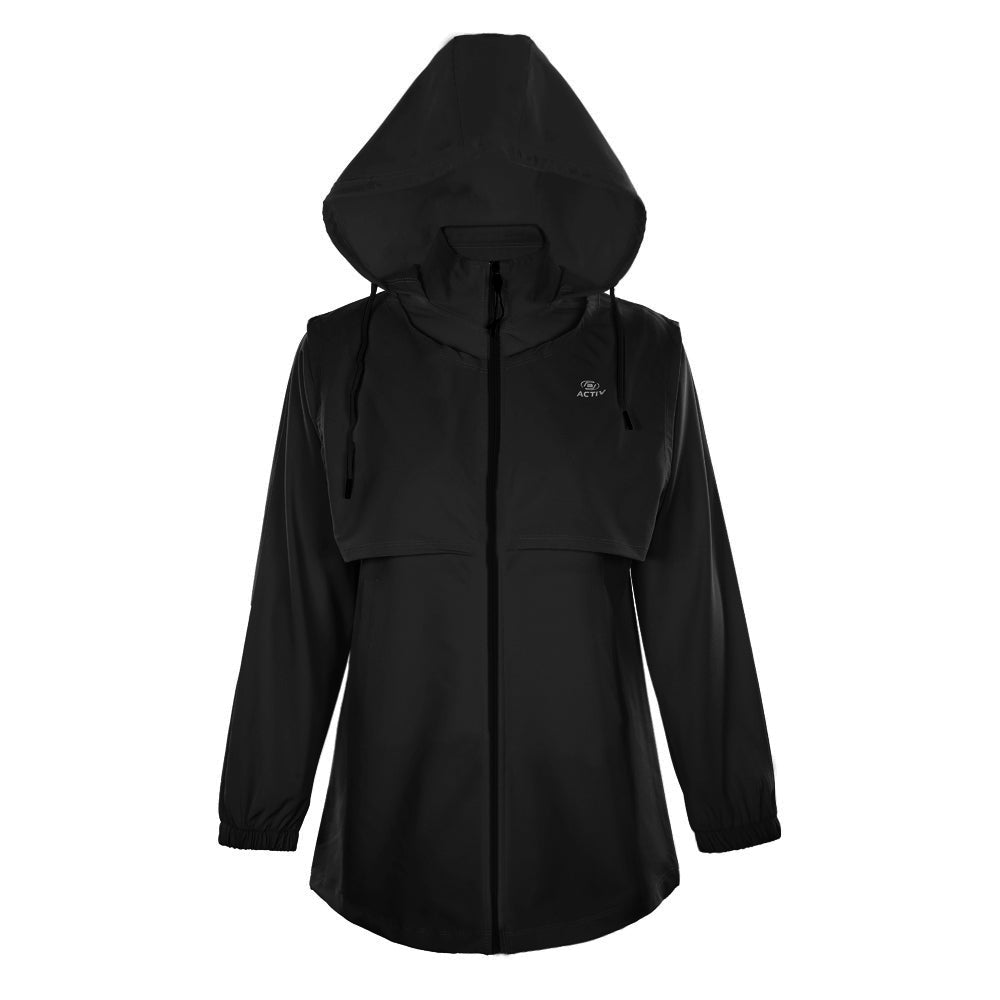 ACTIV CROW ZIPPER TRACKSUIT - WOMEN - BLACK