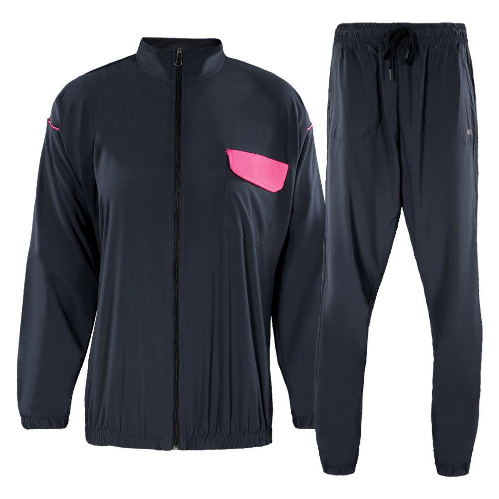 ACTIV CROW ZIPPER TRACKSUIT - D.GREY